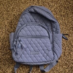 Vera Bradley Mini Quilted Blue Backpack